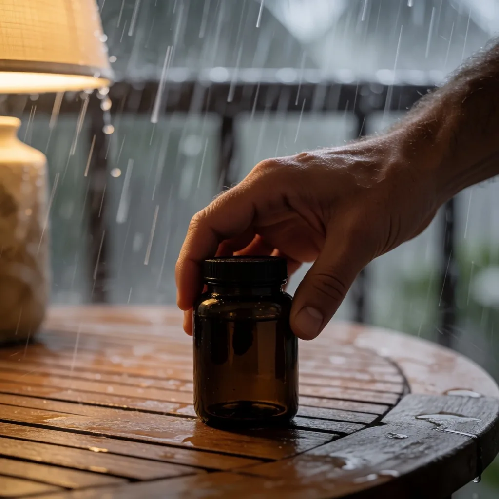 Monsoon rain in Jakarta